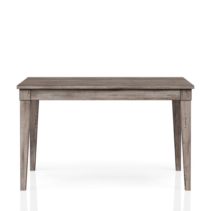 Table de salle à manger à hauteur de comptoir rustique gris, L 60 po, l 36 po, bois massif +, idéale pour les rassemblements
