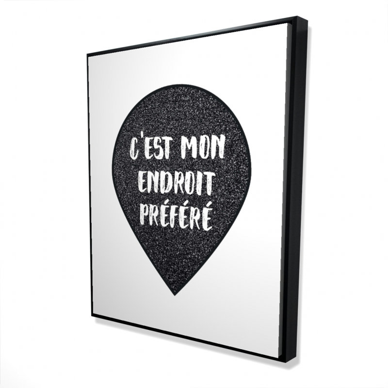 It'S My Favorite Spot Print On Canvas
