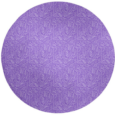 Chenille Floral Indoor Rug