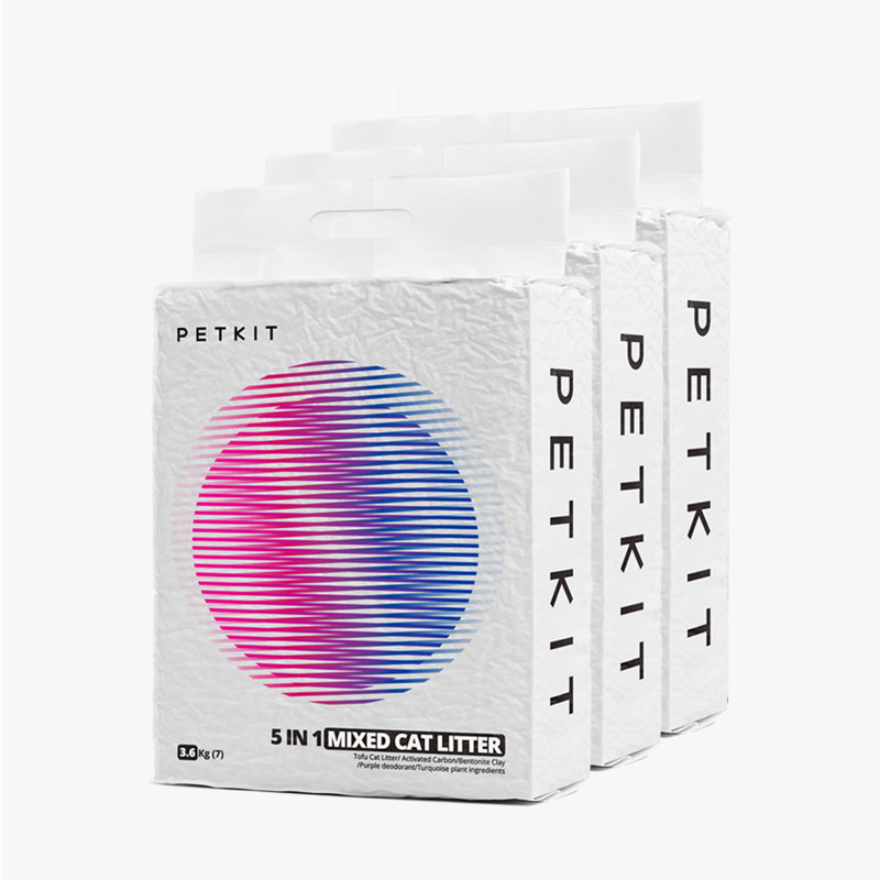 PETKIT 5-in-1 Mixed Cat Litter - 4 Bags