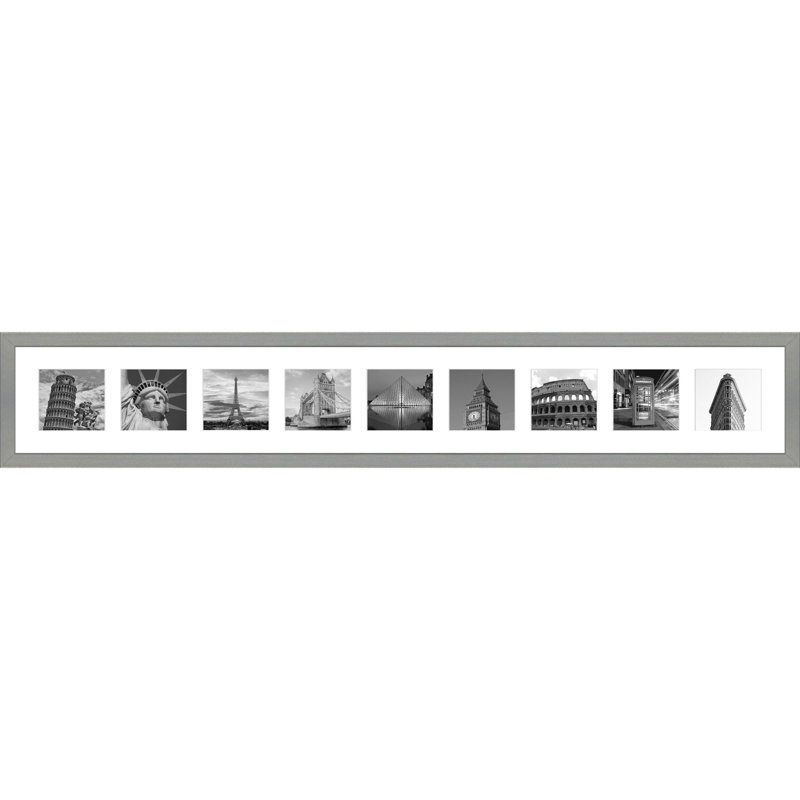 Lambrini Collage Picture Frame, Light Grey