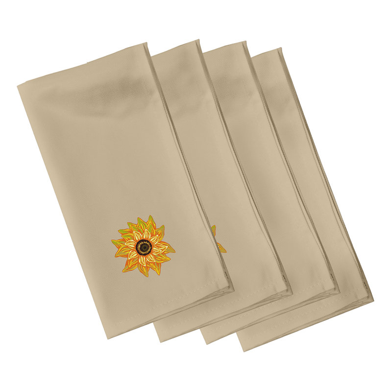 Leonaldo El Girasol Feliz Napkins, Taupe