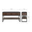 3 Pair Shoe Storage Bench