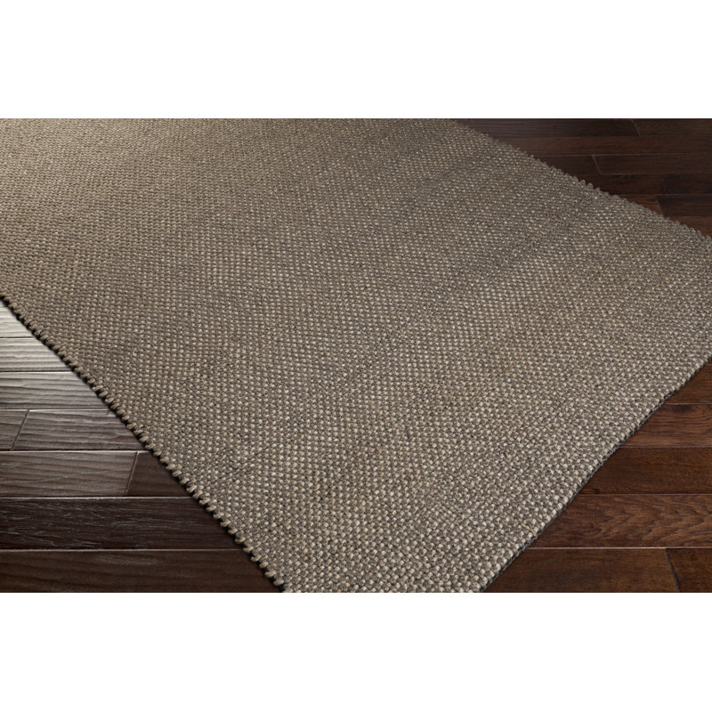 Tapis taupe tissé à la main Stephentown, Rectangle 2 pi x 3 pi