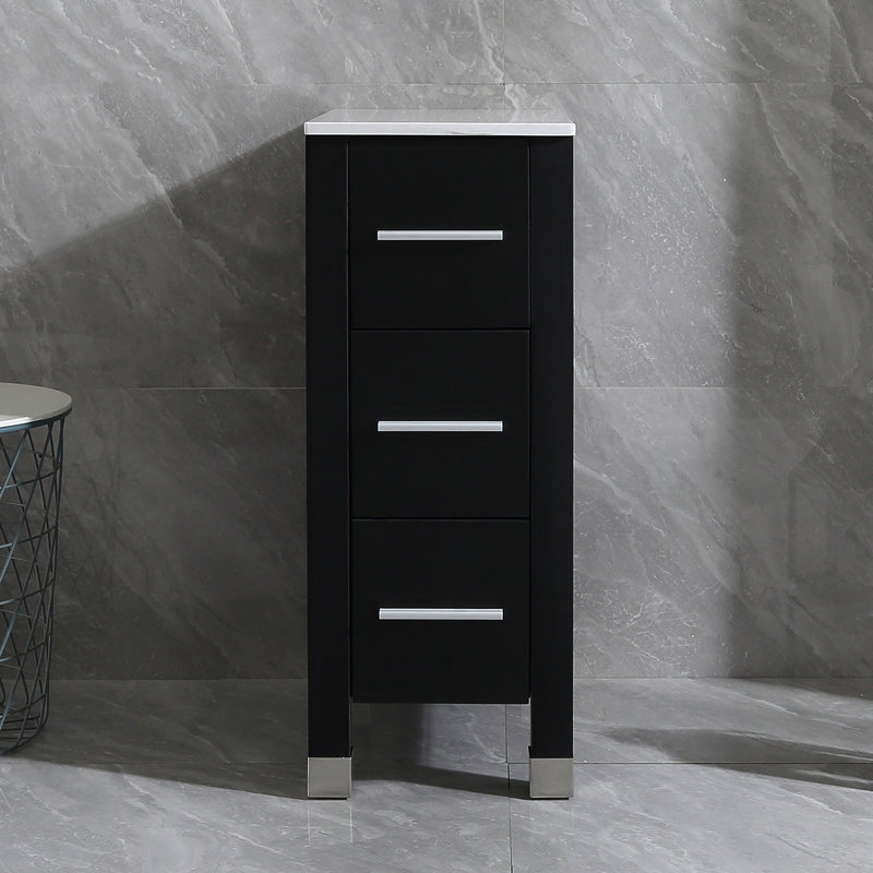 Bathroom Cabinet, Black