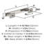 Poignée d'armoire Triomphe 3-3 / 4 pouces (96mm) centre à centre en nickel satiné - paquet de 25-111778855-111778852