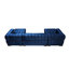 Ariana Velvet Double Chaise Sectional-486190131