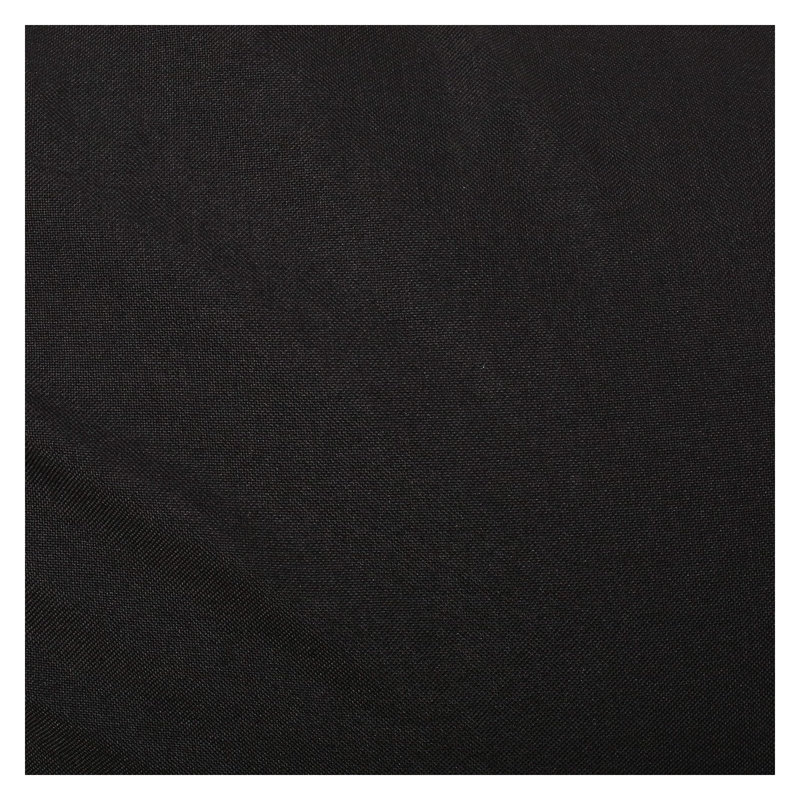 Fauteuil à billes en tissu noir de 34 po x 34 po x 25 po Chrisholm, Black