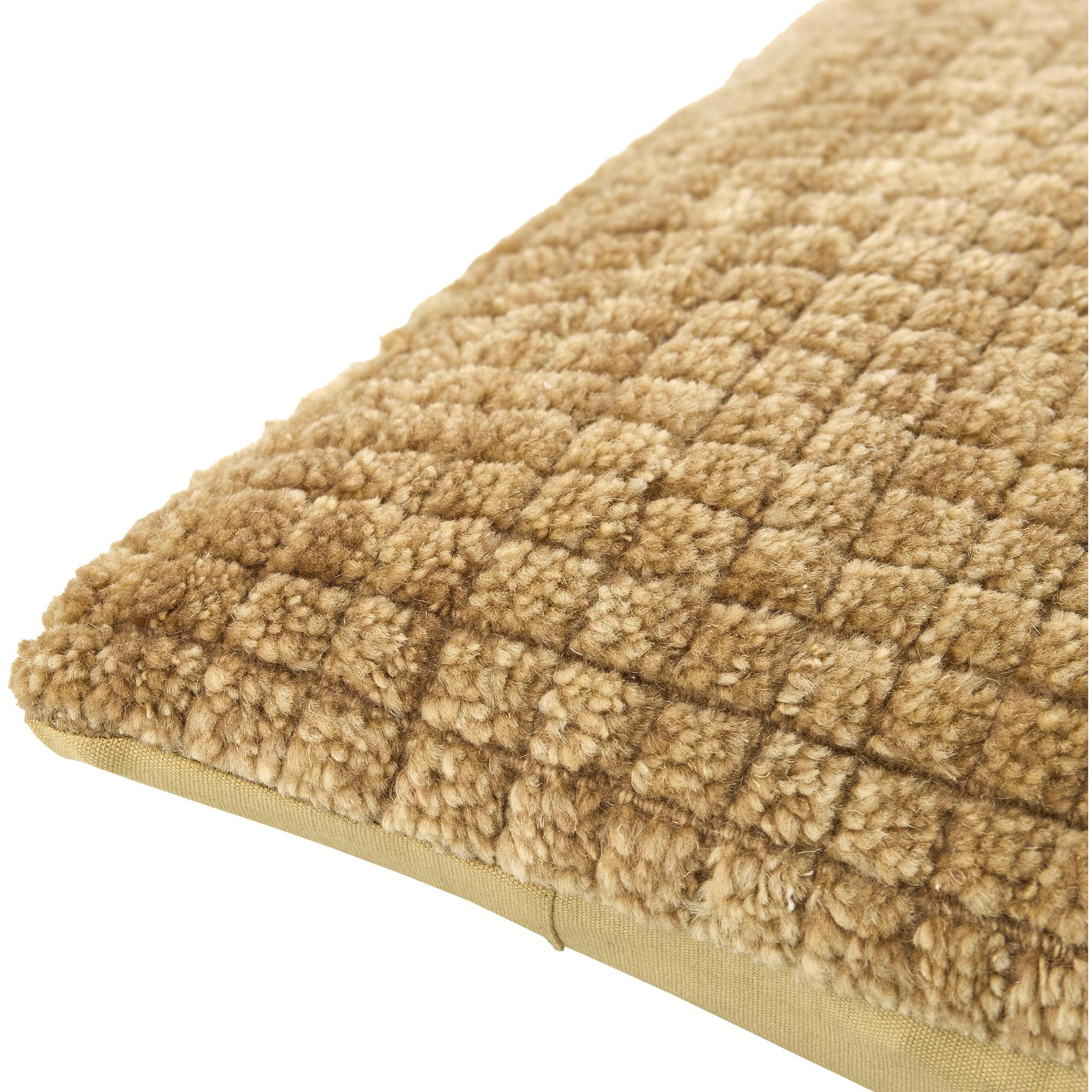 Novoli Accent Pillow, Gold, Duck Down, Square 18"