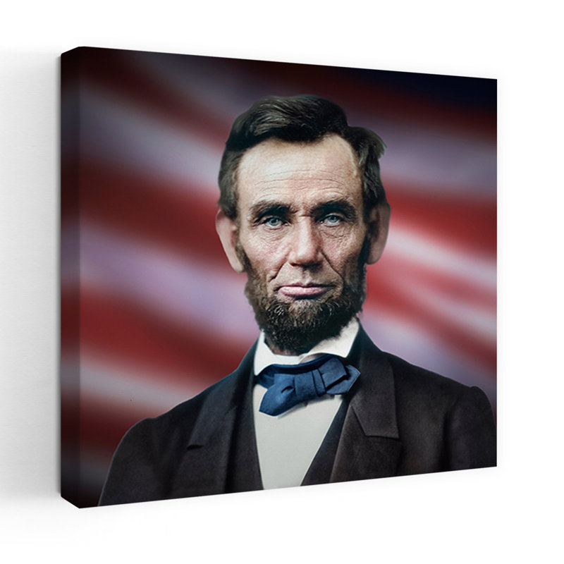 «Gettysburg Adresse At Lincoln Memorial Washington Dc Usa», art contemporain, H 24 po x l 24 po