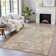 Machine Washable Indoor/Outdoor Xhevrie Taupe Rug