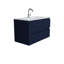 Ensemble de meuble-lavabo mural flottant en céramique 36 po Salt [18D]-57281275