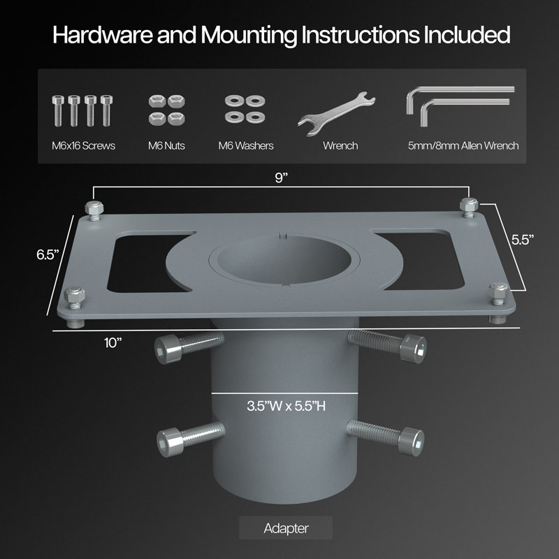 VIVO Pole Adapter Designed for Starlink (MOUNT-SLINK4)