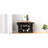 Black Kitchen Island With Internal Storage & 47" Wide Top 56" Cart Folding Countertop 6 Deep Drawers,-112864093