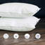 Oreiller en duvet de canard blanc 600 l-130094537