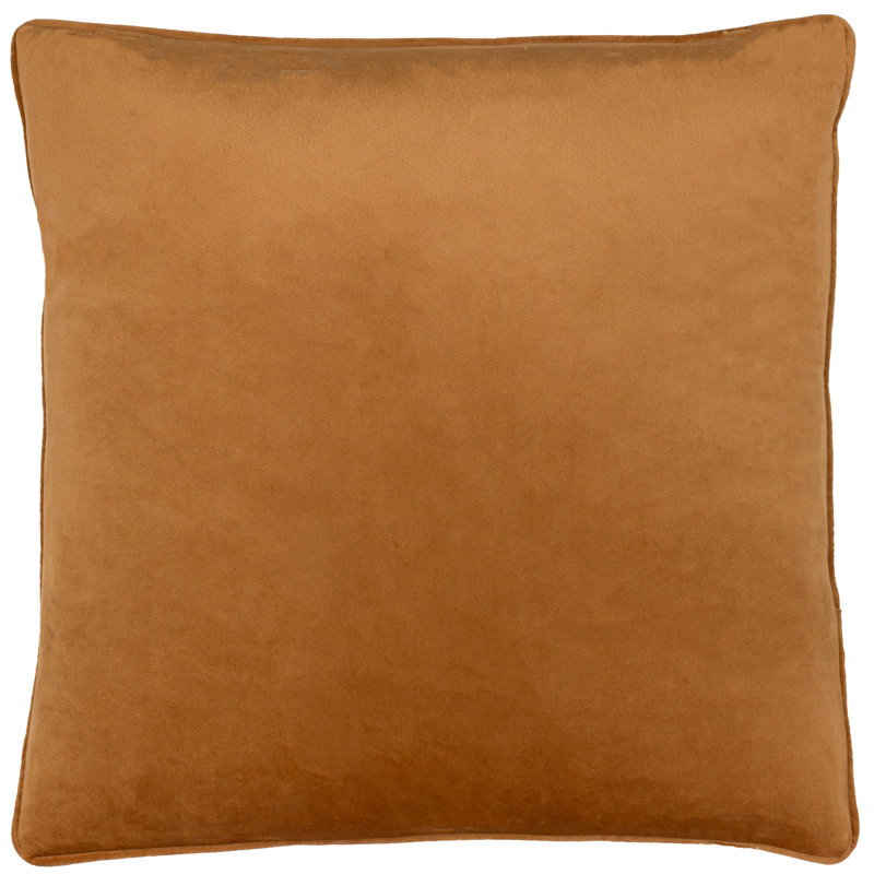 Caval Abstract Square Throw Cushion, Orange/White