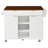 Kitchen Island with Drop Leaf, Power Outlet-1872730687