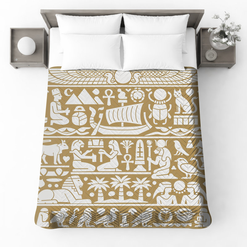 Couvre-lit matelassé égyptien, King