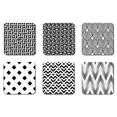 Square 6 Piece Coaster Set