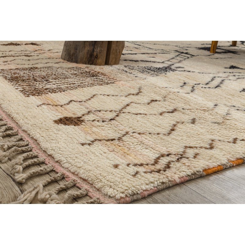 Bouirou Moroccan Wool Hand Loomed 170cm X 280cm Area Rug