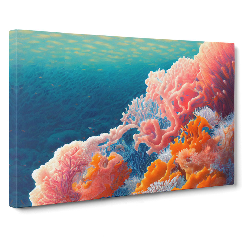 The Coral Reef Vol.2 - Wrapped Canvas, 40cm H x 60cm W x 3cm D