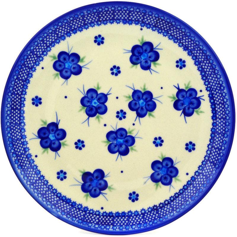 Assiette décorative de poterie Lacona