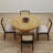 3-Piece Dining Set Mid-Century Modern Wooden Table & Upholstered Chair Set For Home, Kitchen, Dining Room-118350975-118350973-118350971