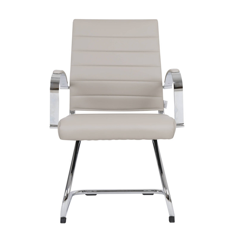 Doba Ergonomic Executive Office Chair in Leather with Lumbar Support and Steel Frame – Modern Desk or Conference Chair for Home Office, Study, or Workstation