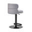 Tabouret de bar et tabouret de bar à hauteur réglable en cuir de luxe luxueux d'inspiration italienne LUXMOD (ensemble de 1)-348937407-391212071