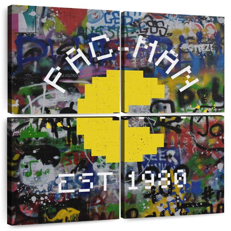 Pac-Man Video Game Grunge I