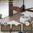 37"  Modern Ceiling Fan With Lights And Remote Control For Bedroom