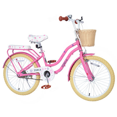 Multiple Colors,Girls Bike with Basket for 7-10 Years Old Kids,20 inch  wheel ,No Training Wheels Included