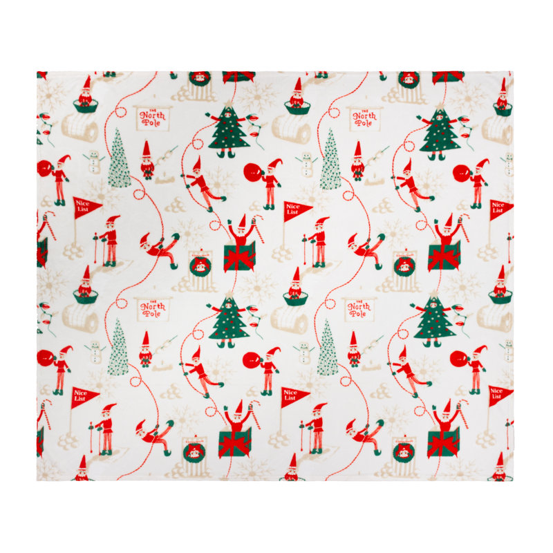 Elfie Printed Duvet Day Throw
