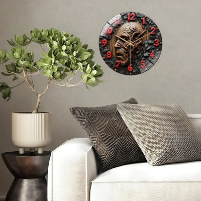 Horloge murale en verre 12 po Monster