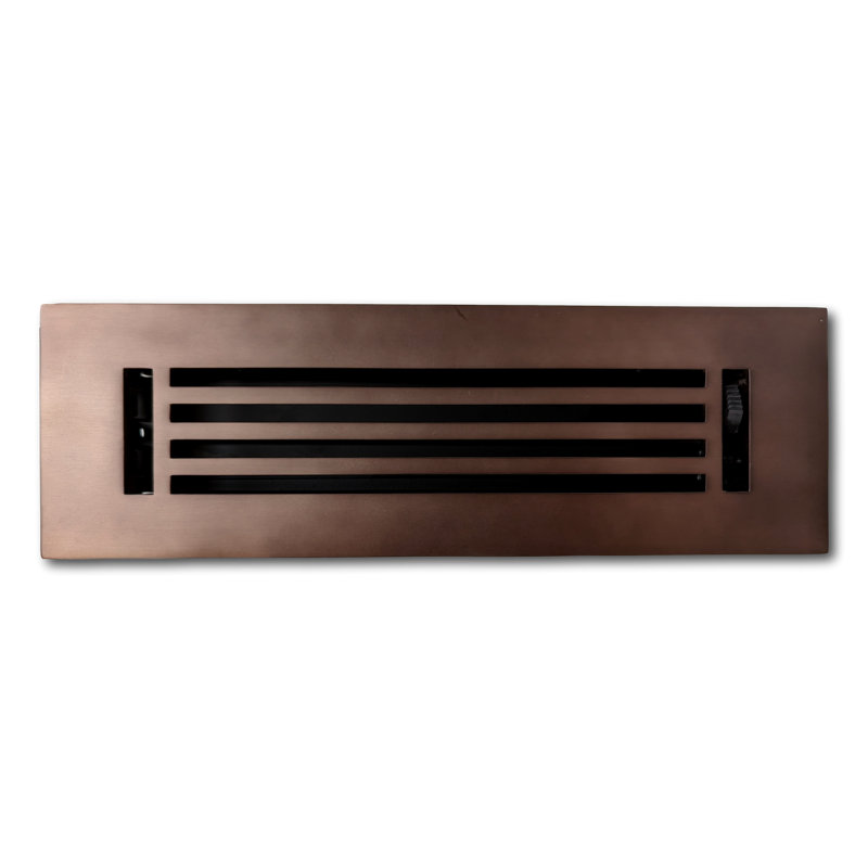 Housse de ventilation Madelyn Carter, Bronze huilé, L 5,75 po x L 11,75 po
