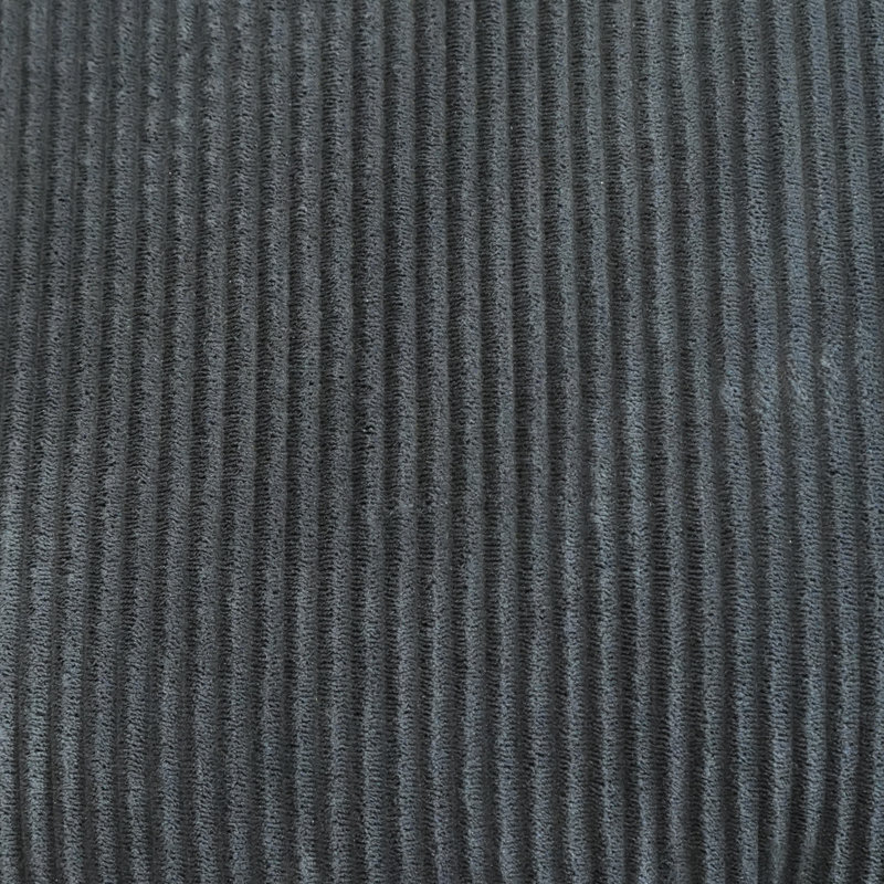 Alahya Corduroy L-Shaped Sectional Right Hand Facing, Black Corduroy