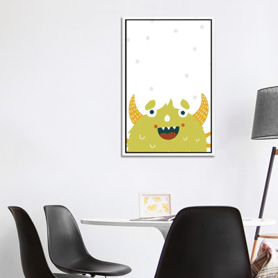 Little Monsters Green by Pixy Paper - Gallery-Wrapped Canvas Giclée on Canvas