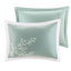 Housse de couette 100% coton pour grand lit - Broderie corail intrigante et grand bord à bord découpé, ravissant-124264969