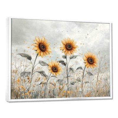 Art mural sur toile, tournesols Drangang