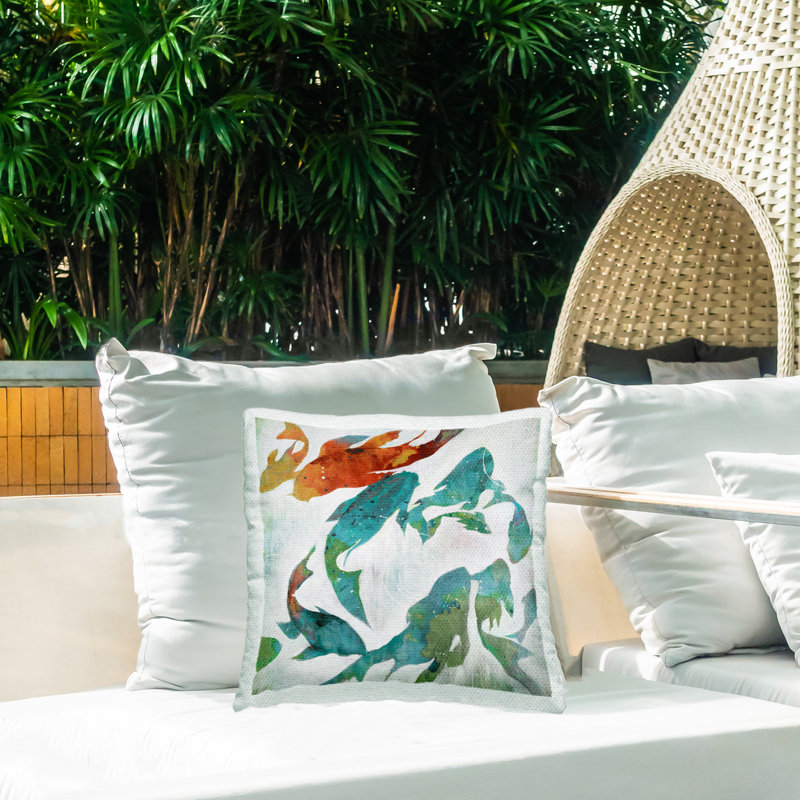 Housse et insert de coussin décoratif en polyester