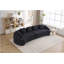 Curved Boneless Modular Sectional Sofa With High-Density Support And Chenille Comfort For Living Room Or Bedroom.-400076072