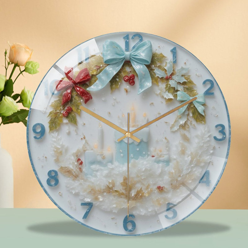 Horloge - Horloge murale en verre 12 po