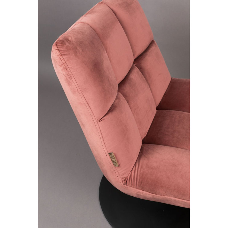 Bar Swivel Lounge Chair, Golden Brown Velvet