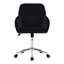 Chaise de bureau ergonomique pour de longues heures - base, siège en velours doux, support lombaire, coussin en mousse à mémoire de forme argenté réglable noir, réduit le stress,