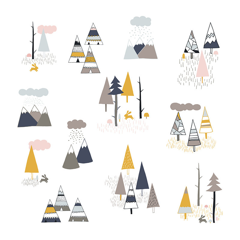 Beeching Matte Mural, 250 x 250cm