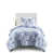 Motif floral bleu sélectionné