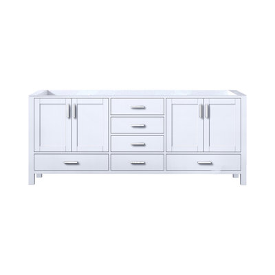 White Double Bath Vanity 80 In. W X 22 In. D