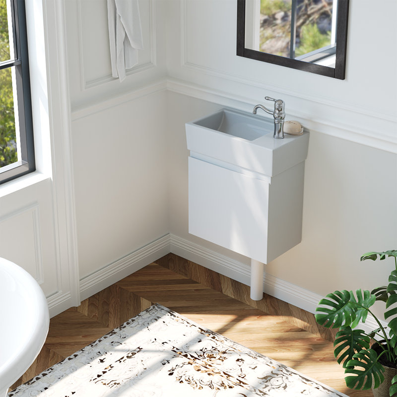 Bathroom Vanity with Integrated Basin