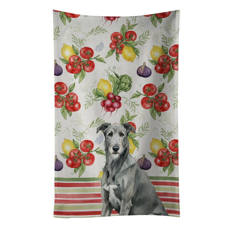 Serviette de cuisine Grey Irish Wolfhound, Grey Irish Wolfhound