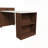 Expandable Kitchen Island With Dining Table, Marble-Grain Countertop, Power Outlet, Mobile Storage Cart, And Walnut Finish